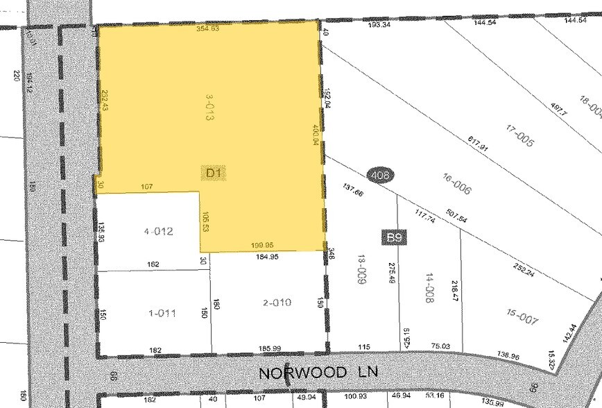 Norwood Ln, Bartlett, IL à vendre - Plan cadastral - Image 2 de 3