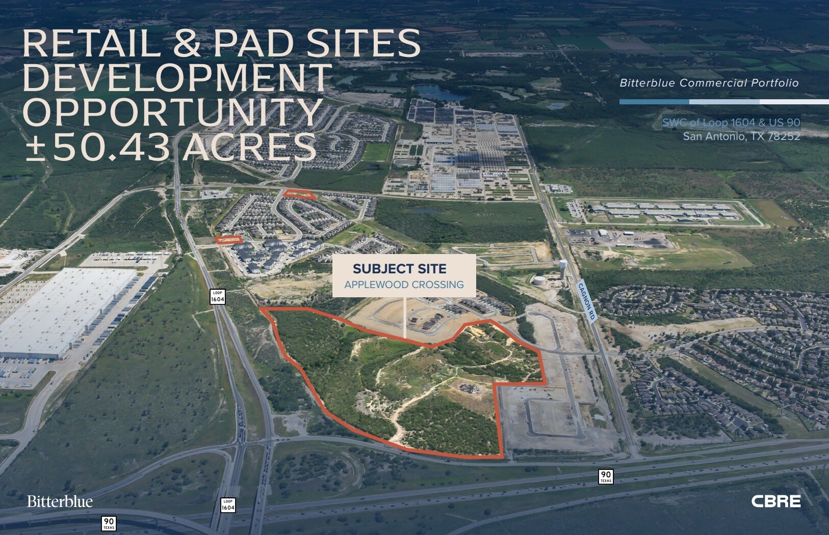 SWC of Loop 1604 & US 90, San Antonio, TX for sale Building Photo- Image 1 of 6