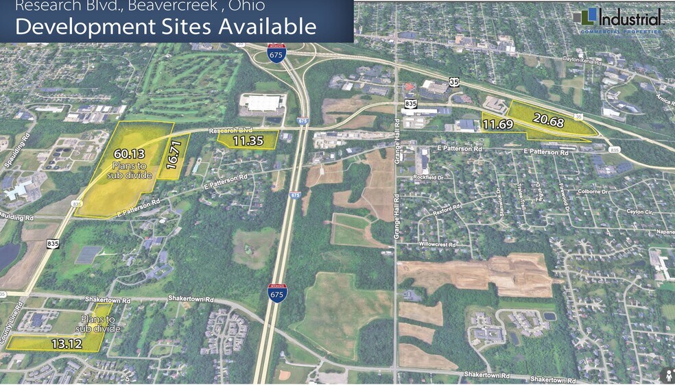 Shakertown Rd & County Line Rd, Dayton, OH à louer - Aérien - Image 3 de 3