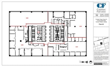 77 King St W, Toronto, ON à louer Plan d’étage- Image 1 de 1