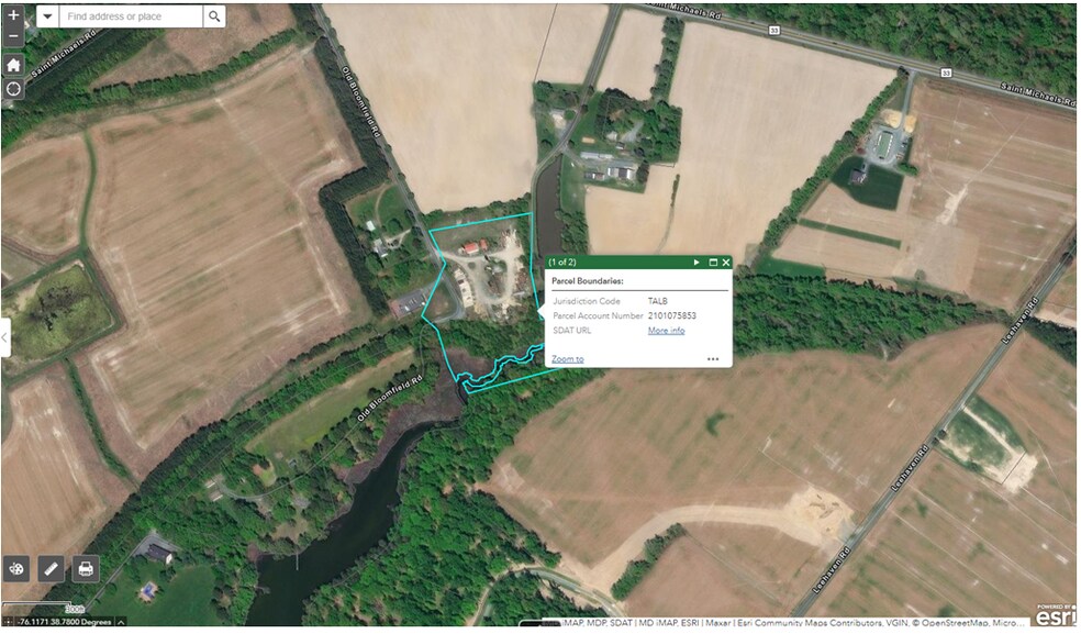 Old Bloomfield Road, Easton, MD à vendre - Photo principale - Image 1 de 1