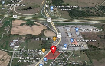 00 Business 290 N., Hempstead, TX - AERIAL  map view