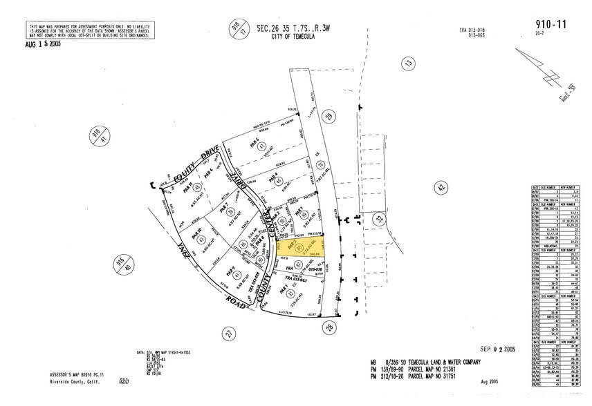 40940 County Center Dr, Temecula, CA for lease - Plat Map - Image 2 of 8