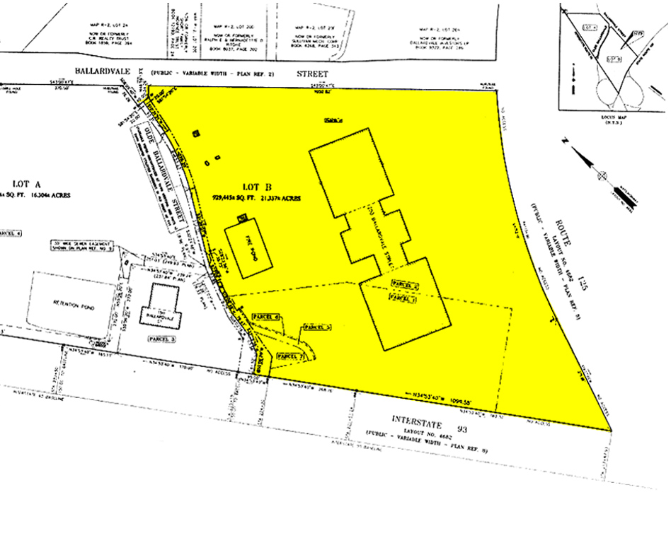 200 Ballardvale St, Wilmington, MA for sale Plat Map- Image 1 of 1