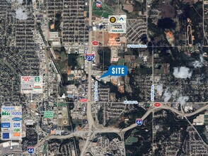 6940 Santa Fe Ave, Oklahoma City, OK - Aerial map view