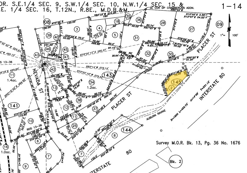 288-294 Placer St, Auburn, CA à louer - Plan cadastral - Image 2 de 16