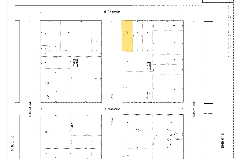 811 Memorial Dr, Asbury Park, NJ for sale - Plat Map - Image 1 of 1