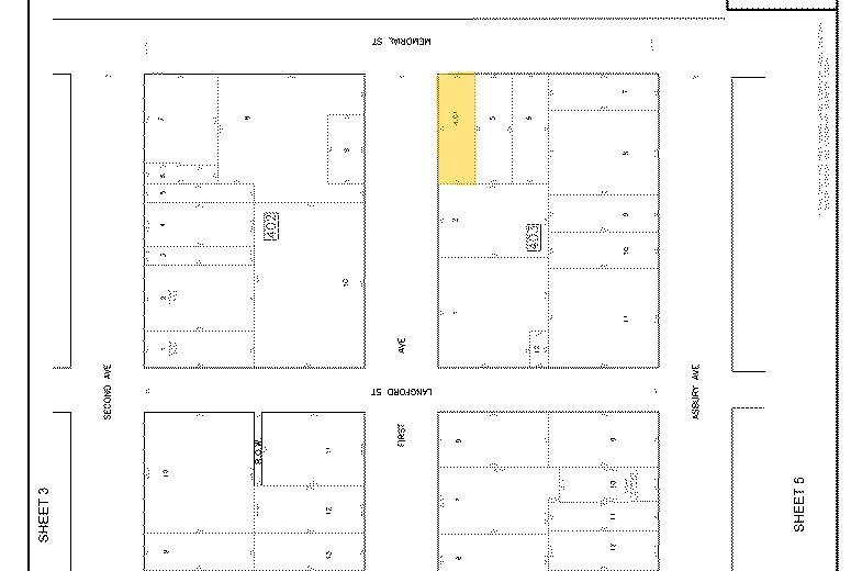811 Memorial Dr, Asbury Park, NJ for sale Plat Map- Image 1 of 2