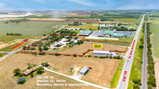 Plus de détails pour 931 W FM 78, Marion, TX - Terrain à vendre