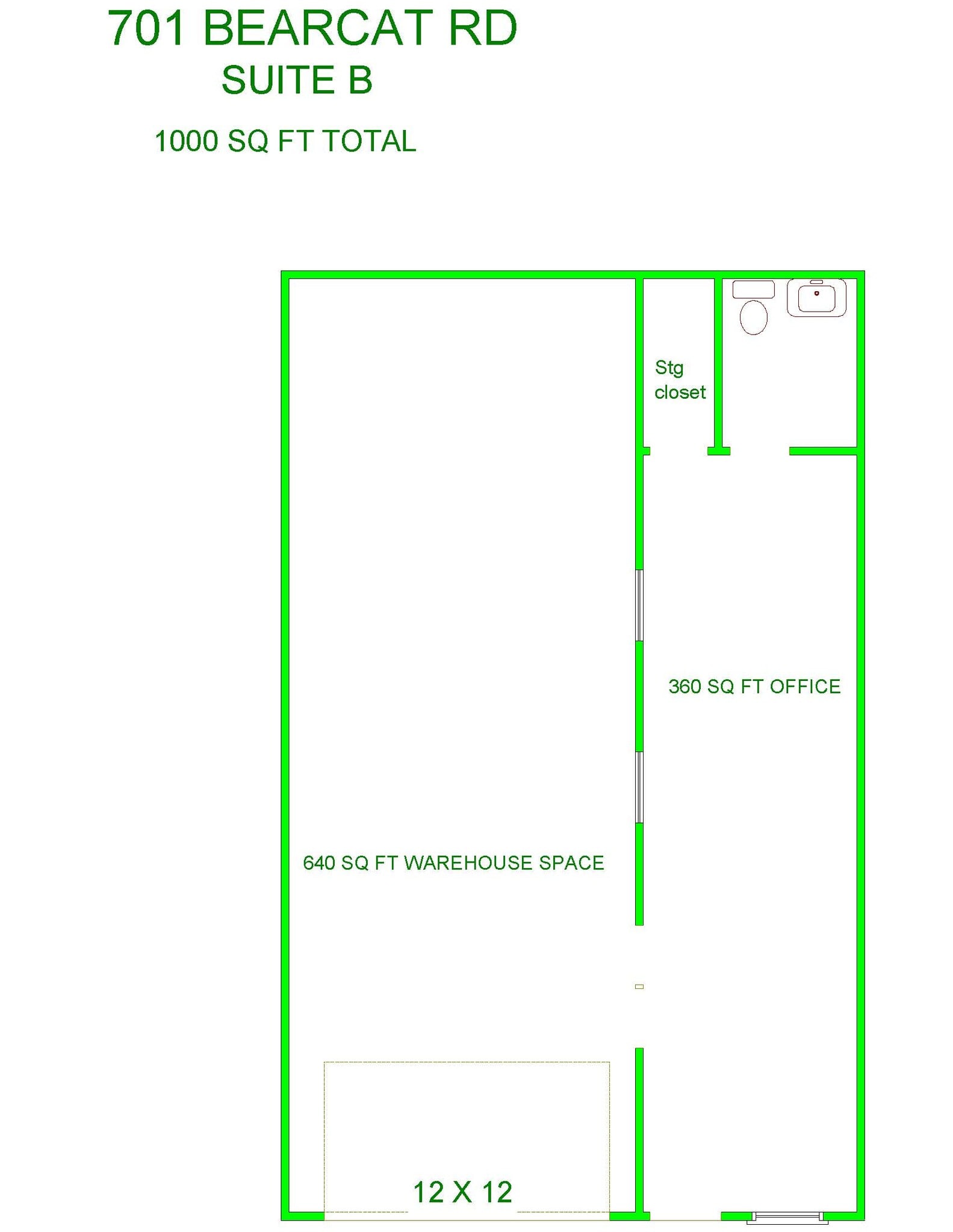 701 Bear Cat Rd, Aledo, TX for lease Floor Plan- Image 1 of 1