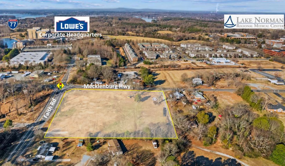 Mecklenburg Hwy, Mooresville, NC for sale - Aerial - Image 2 of 2