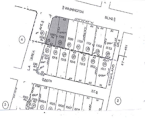 1900 S La Brea Ave, Los Angeles, CA à louer - Plan cadastral - Image 3 de 3