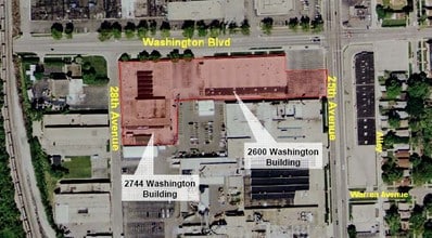 2600 W Washington Blvd, Bellwood, IL - Aérien  Vue de la carte - Image1