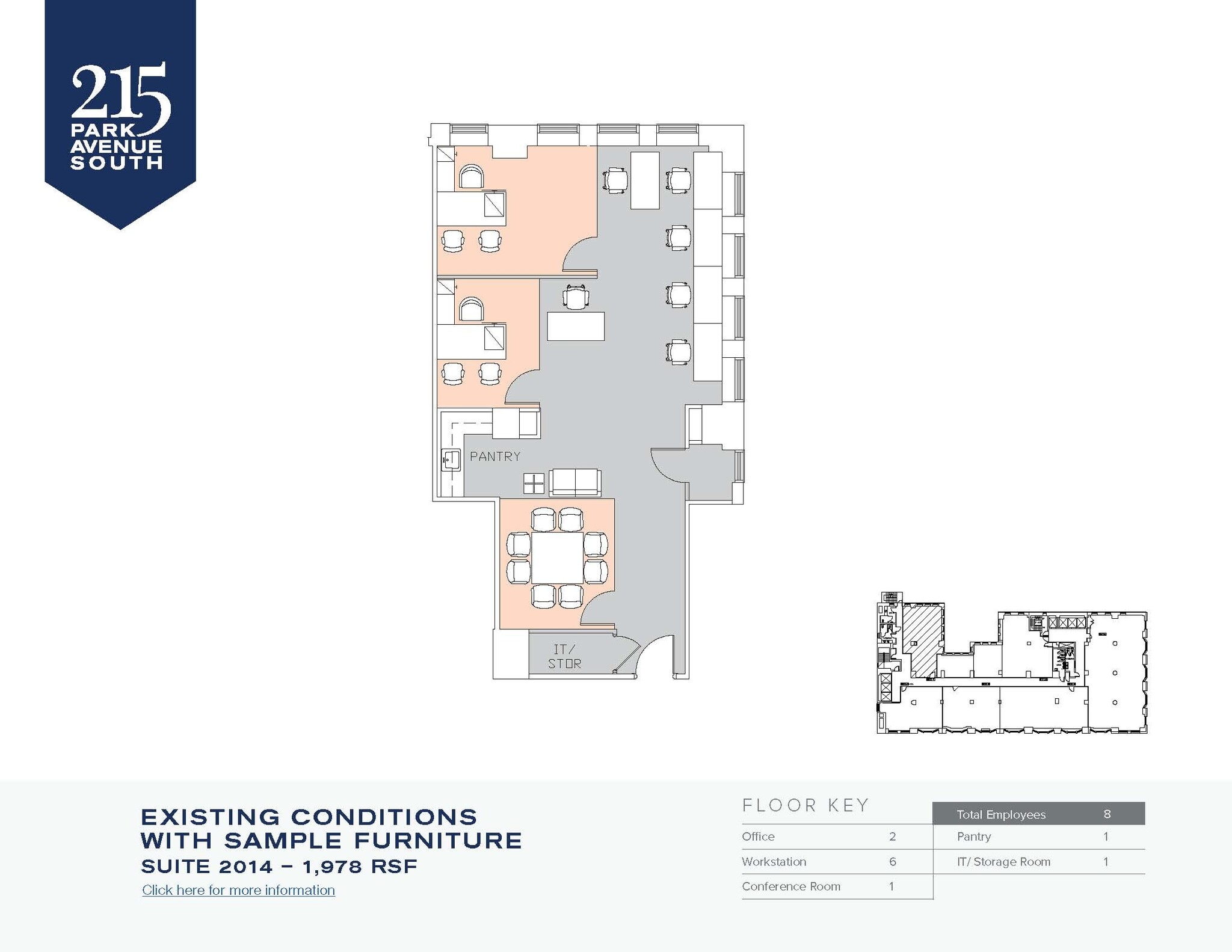 215 Park Ave S, New York, NY à louer Plan d’étage- Image 1 de 1