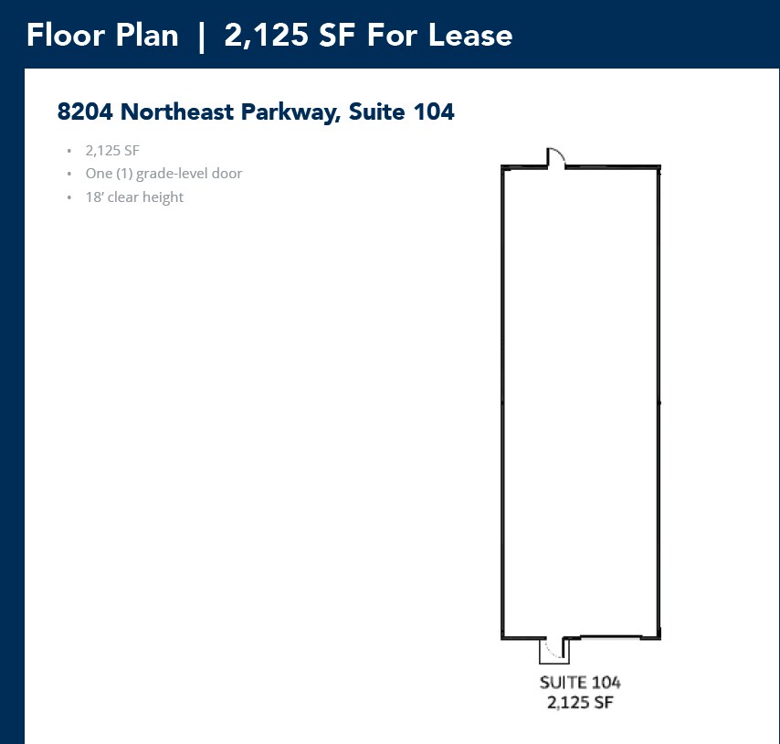 8212 Northeast Pky, North Richland Hills, TX à louer Plan d’étage- Image 1 de 1