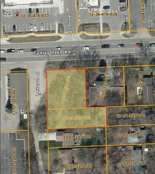 Cooley Lake Rd & Larkspur St, Commerce Township, MI à vendre - Plan cadastral - Image 2 de 2