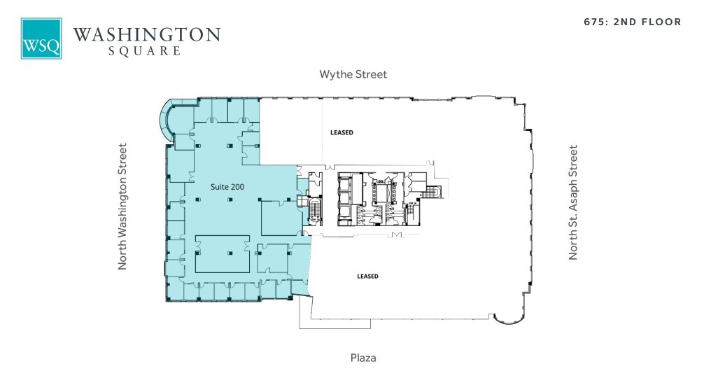 675 N Washington St, Alexandria, VA à louer Plan d’étage- Image 1 de 1