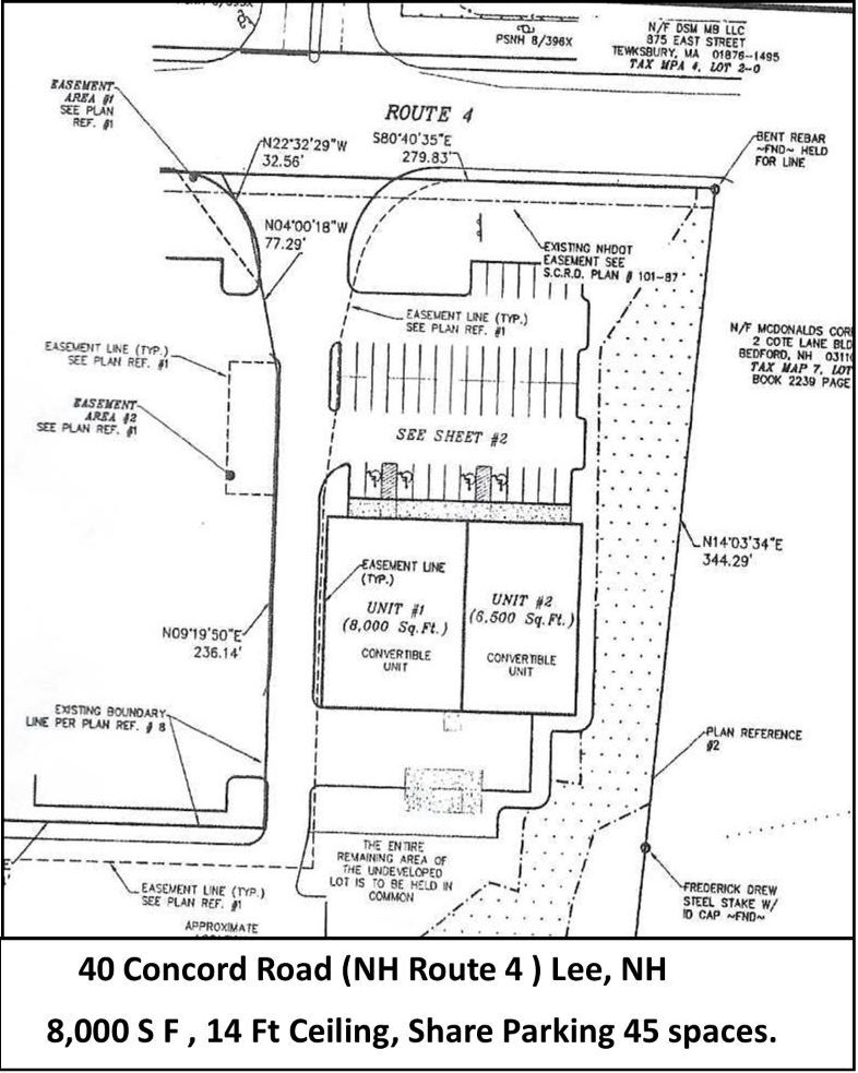 40 Concord Rd, Lee, NH à vendre Plan de site- Image 1 de 1