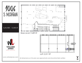 1006 S Michigan Ave, Chicago, IL à louer Plan d  tage- Image 1 de 10