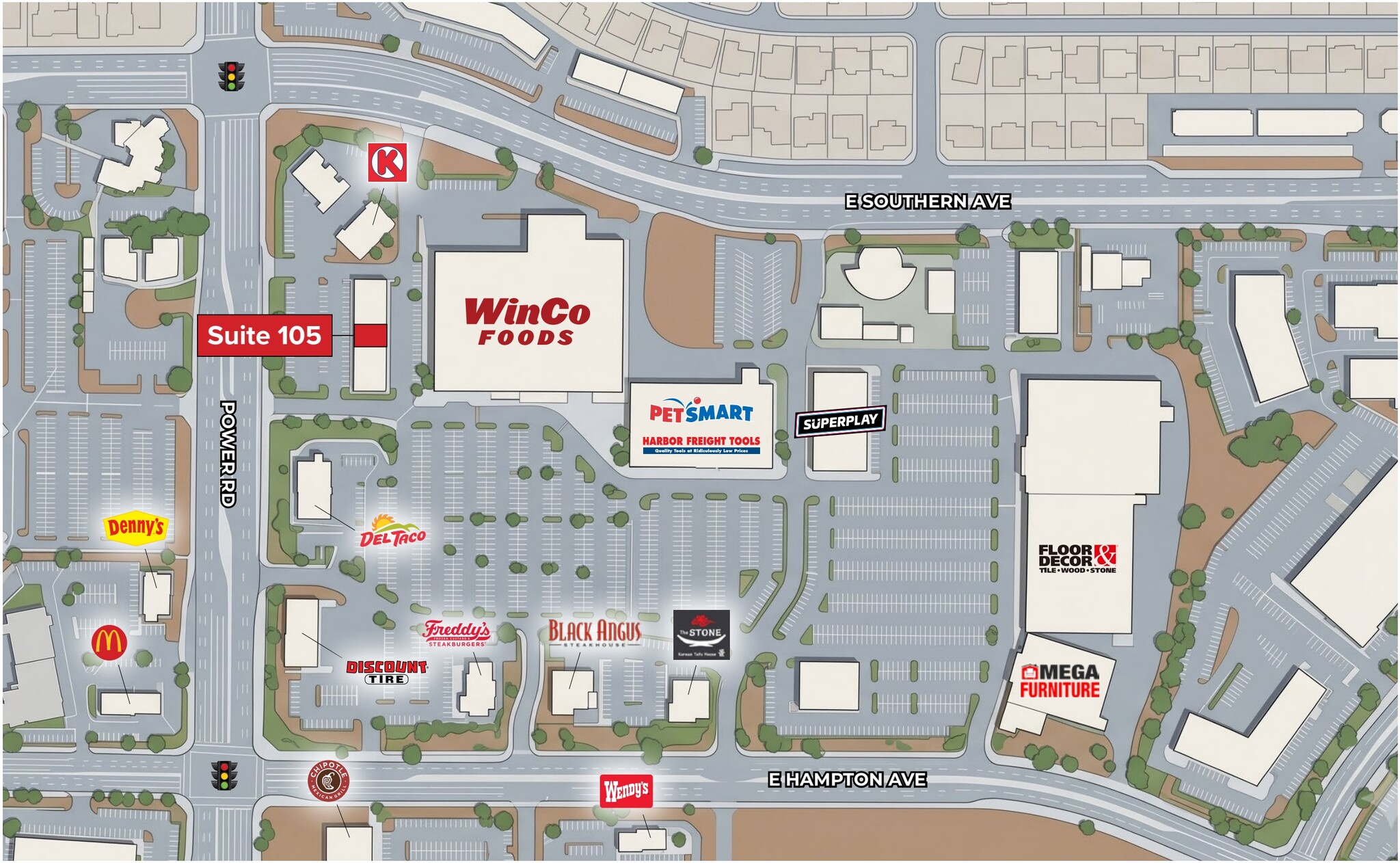 1229 S Power Rd, Mesa, AZ for lease Site Plan- Image 1 of 1