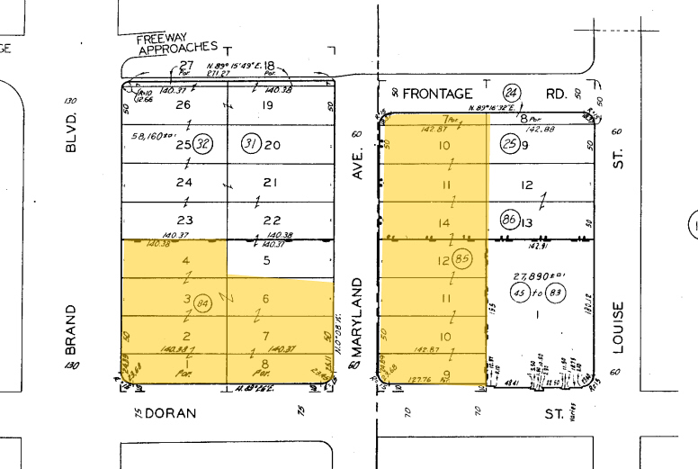 600 N Brand Blvd, Glendale, CA à louer - Plan cadastral - Image 1 de 52