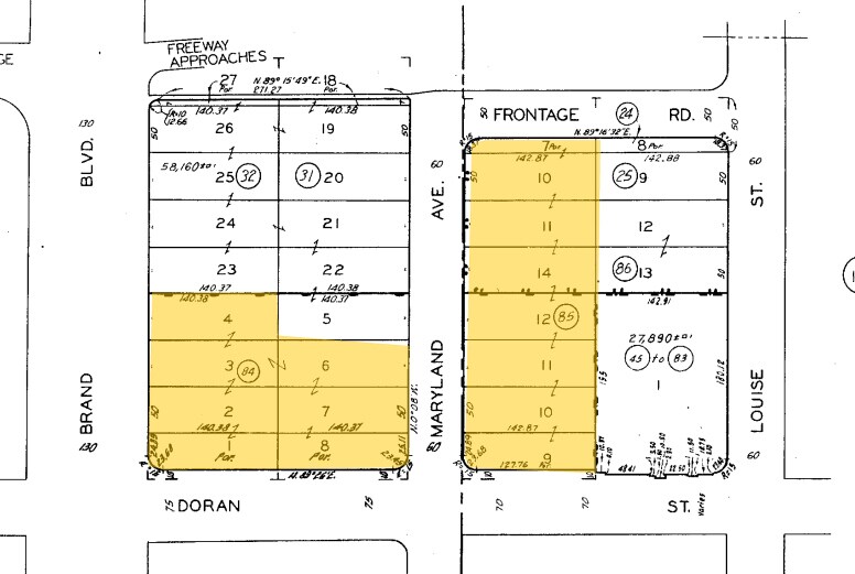 600 N Brand Blvd, Glendale, CA à louer - Plan cadastral - Image 2 de 86
