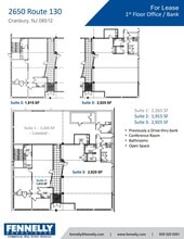 2650 Rt 130, Cranbury, NJ à louer Plan d’étage- Image 1 de 1