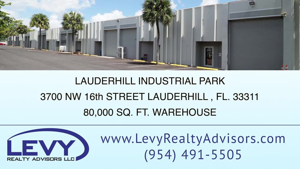 3700-3798 NW 16th St, Lauderhill, FL à louer - Vidéo sur l’inscription commerciale - Image 2 de 8