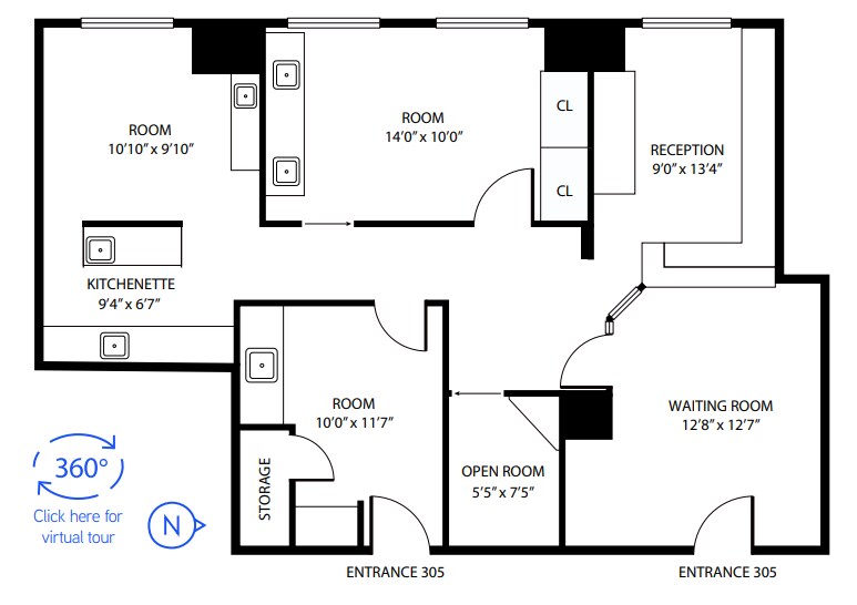 105 21st St, Saskatoon, SK for lease Floor Plan- Image 1 of 1