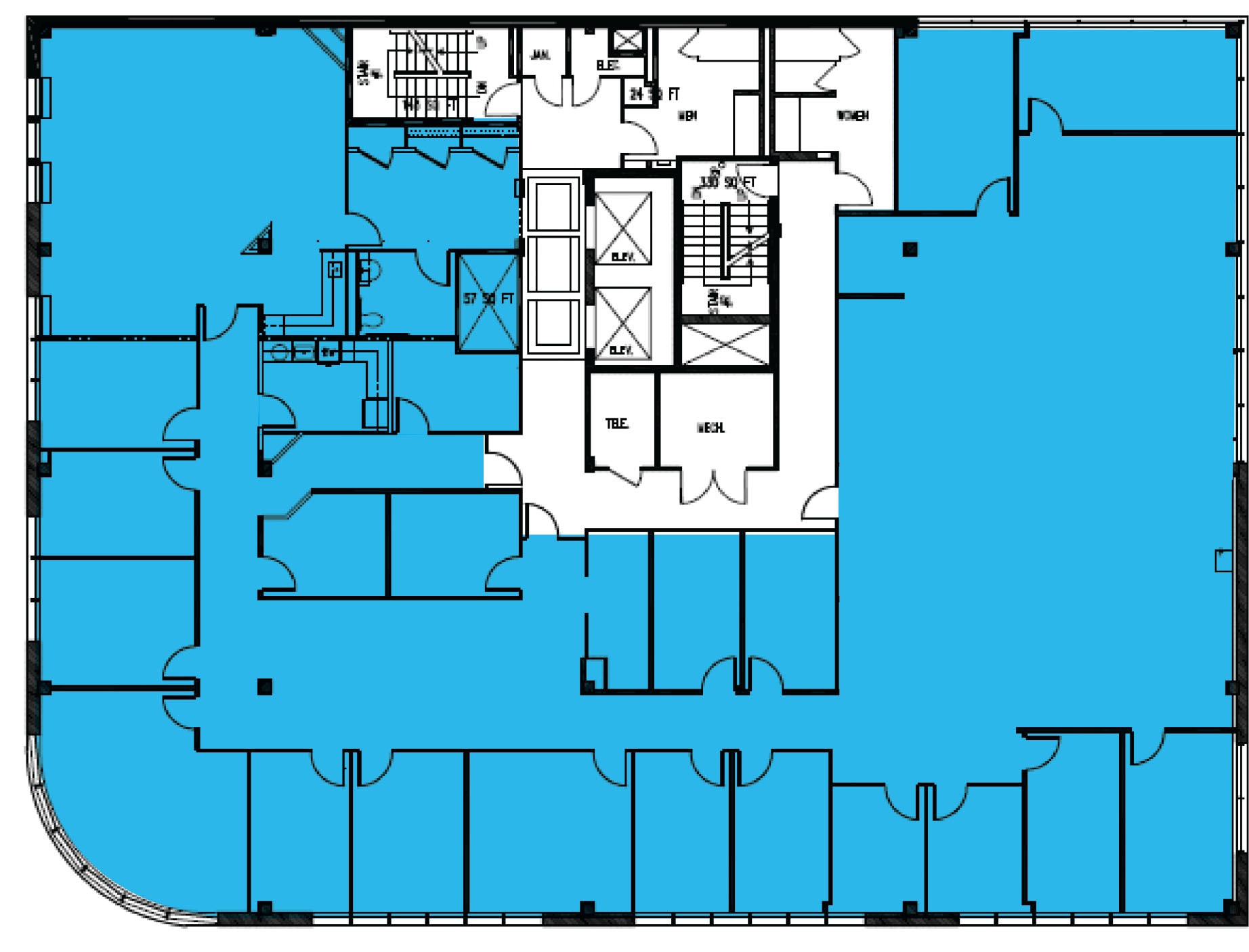 4720 Montgomery Ln, Bethesda, MD à louer Plan d’étage- Image 1 de 1