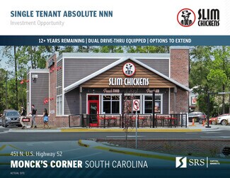 Plus de détails pour 451 N Highway 52, Moncks Corner, SC - Commerce de détail à vendre