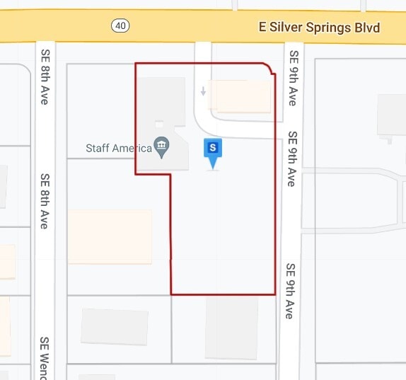 818-824 E Silver Springs Blvd, Ocala, FL for lease - Plat Map - Image 3 of 3