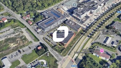 Boulevard De Tournai, Lezennes, NOR - AÉRIEN Vue de la carte