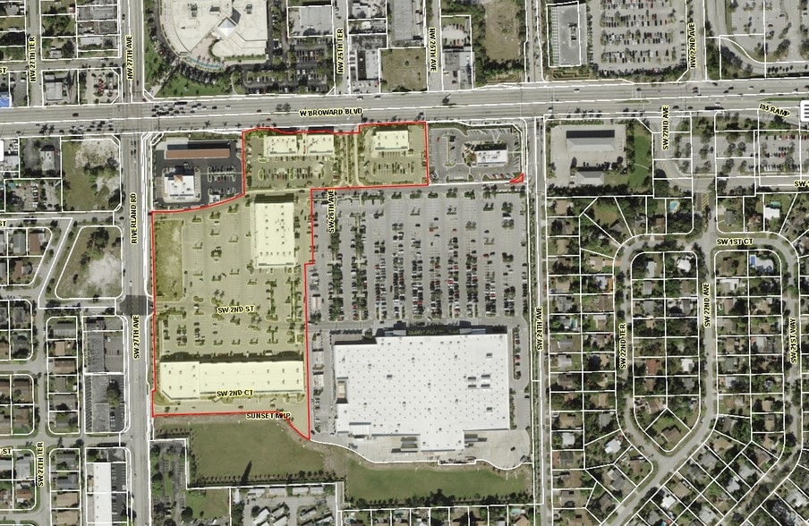 2400 W Broward Blvd, Fort Lauderdale, FL for lease - Plat Map - Image 2 of 2