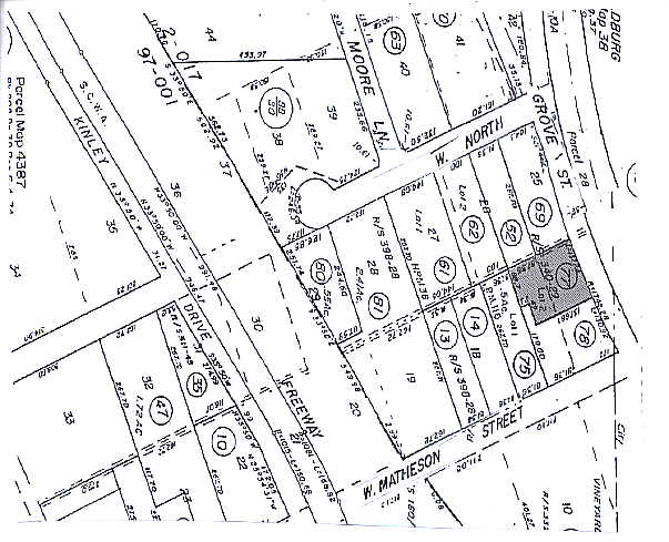1207 Vine St, Healdsburg, CA à louer - Plan cadastral - Image 2 de 5