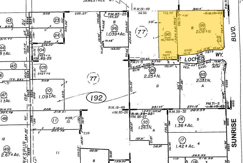 6939 Sunrise Blvd, Citrus Heights, CA à louer - Plan cadastral - Image 3 de 3