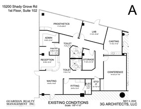 15200 Shady Grove Rd, Rockville, MD à louer Plan d’étage- Image 1 de 1