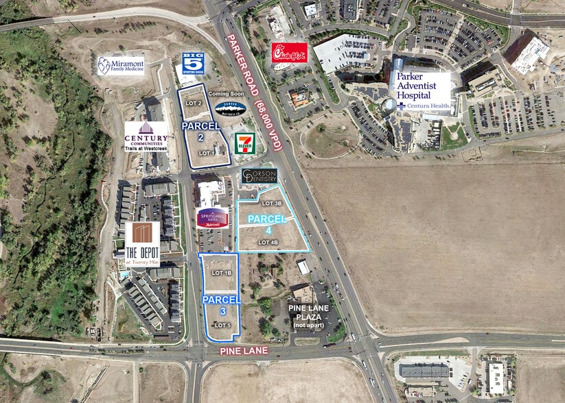 NWC Parker Rd & Pine Ln, Parker, CO for sale - Building Photo - Image 2 of 14