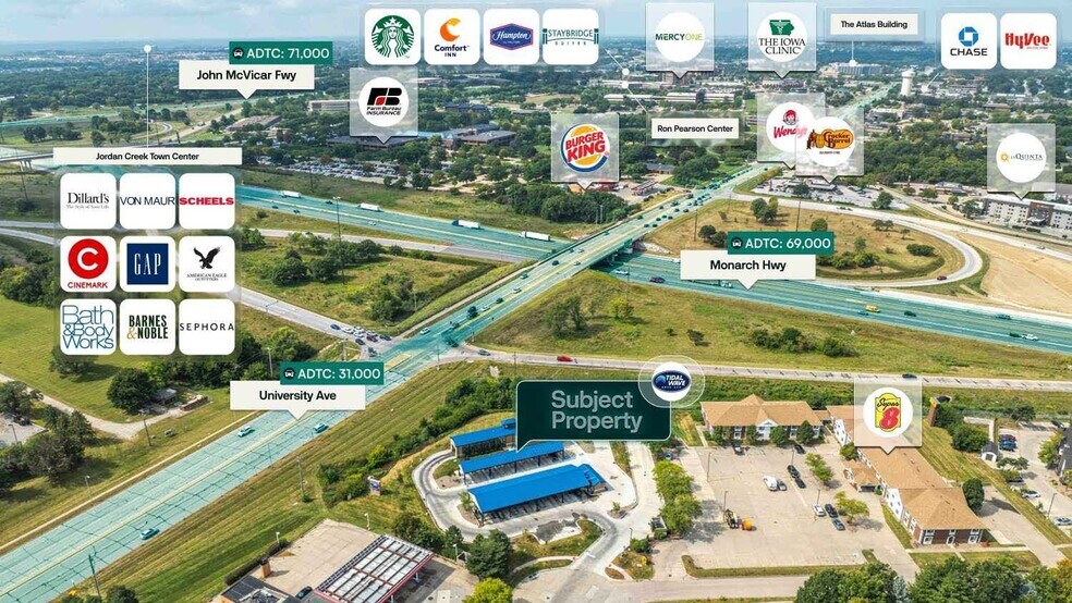 11410 Forest Ave, Clive, IA à vendre - Aérien - Image 2 de 2