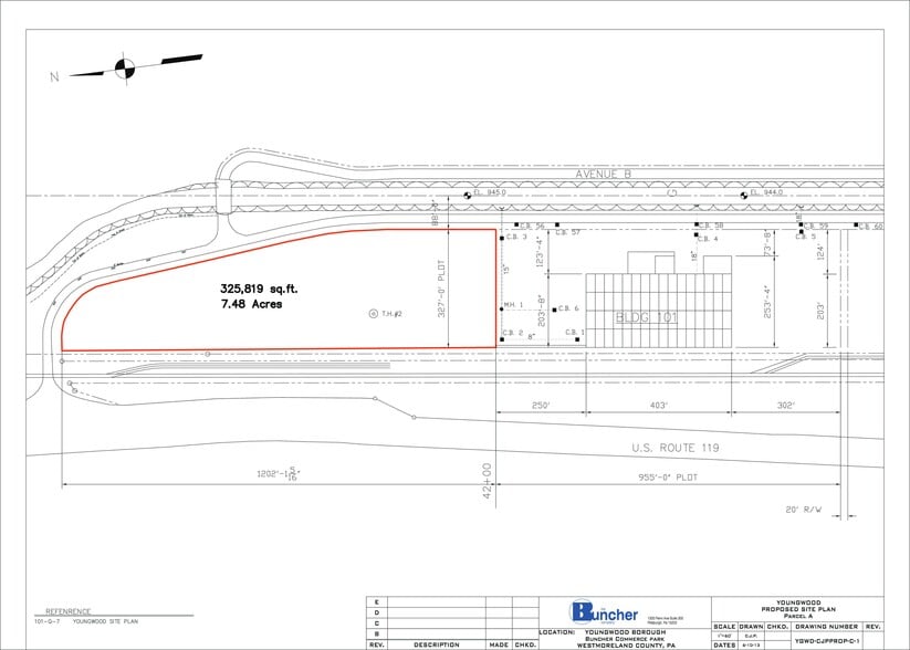 Buncher Commerce Park – Youngwood, Leetsdale, PA for lease - Site Plan - Image 1 of 4