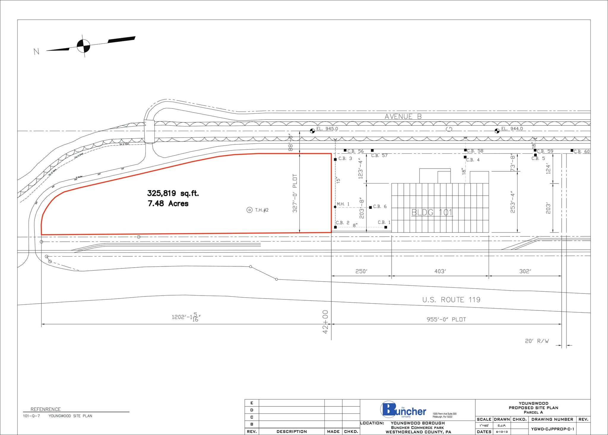 Buncher Commerce Park – Youngwood, Leetsdale, PA for lease Site Plan- Image 1 of 5