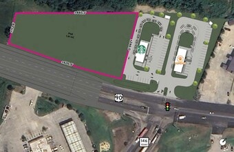 NEQ US-90 & SH-146, Dayton, TX - AÉRIEN  Vue de la carte - Image1