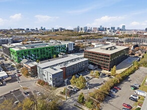 1250 Martin St, Nashville, TN - AERIAL map view