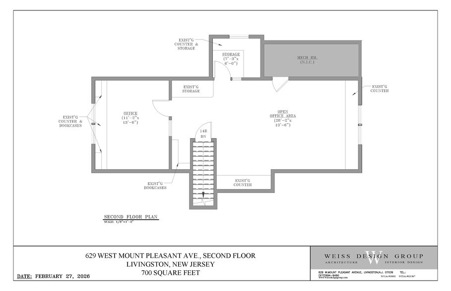 629 W Mount Pleasant Ave, Livingston, NJ à louer - Plan d’étage type - Image 3 de 3