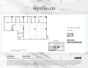 2443 Warrenville Rd, Lisle, IL à louer Plan d’étage- Image 1 de 1