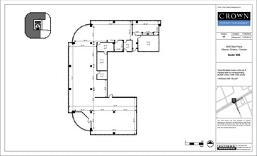 1400 Blair Towers Pl, Ottawa, ON à louer Plan d’étage- Image 1 de 1
