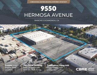 More details for 9550 Hermosa Ave, Rancho Cucamonga, CA - Industrial for Sale