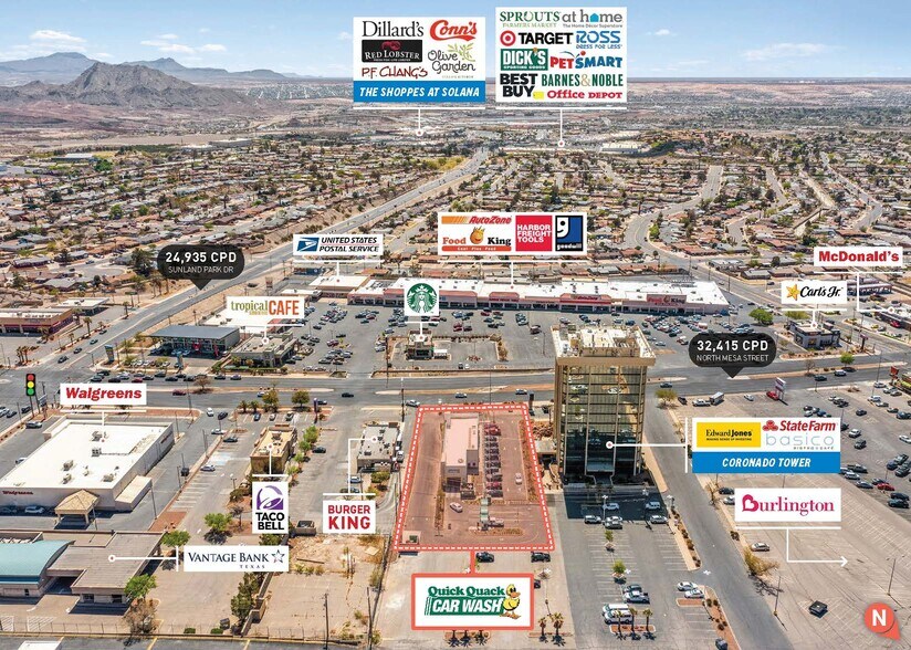 6004 N Mesa St, El Paso, TX à vendre - Photo du bâtiment - Image 3 de 5