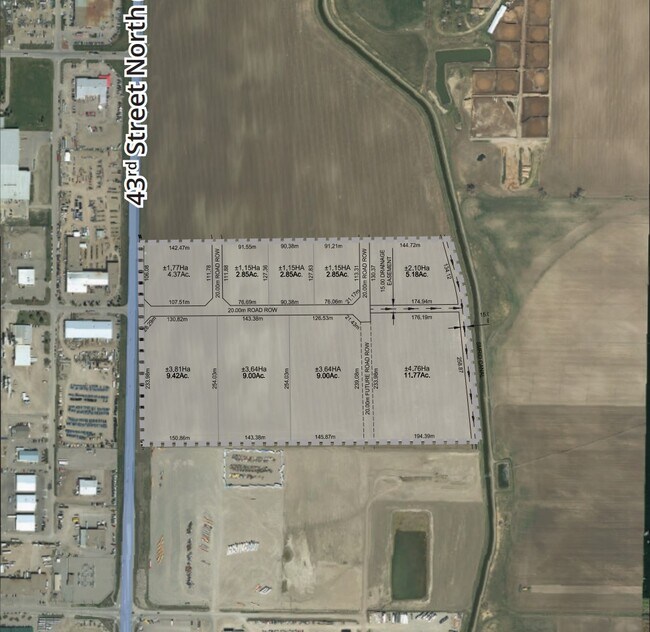 Plus de détails pour 43 St N, Lethbridge, AB - Terrain à vendre
