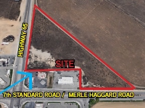 7th Standard Rd, Bakersfield, CA - Aerial map view